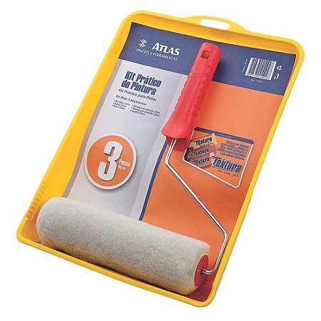 KIT PINTURA PRÁTICO 3 PCS ATLAS