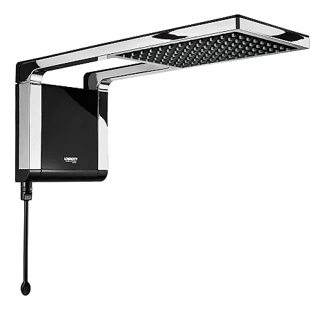 DUCHA ACQUA STORM ULTRA BLACK / CROMADO 127V 5500W LORENZETTI