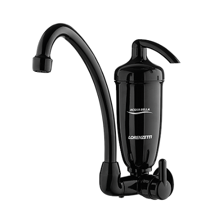 PURIFICADOR DE ÁGUA TORNEIRA ACQUA BELLA PRETO LORENZETTI
