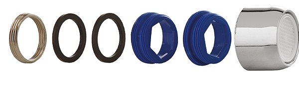 AREJADOR FIXO BLUKIT CROMADO ABS - PADRÃO DECA/DOCOL/FABRIMAR