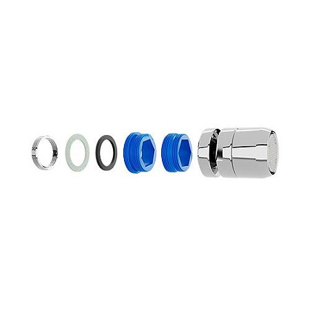 AREJADOR ARTICULADO BLUKIT CROMADO ABS - PADRÃO DECA/DOCOL/FABRIMAR