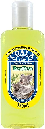 LIMPADOR PERFUMADO DE AMBIENTES COALA ERVA DOCE 120ML