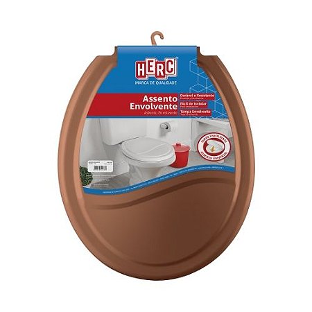 ASSENTO OVAL TAMP.ENVOLVENTE OCRE/CARAM HERC