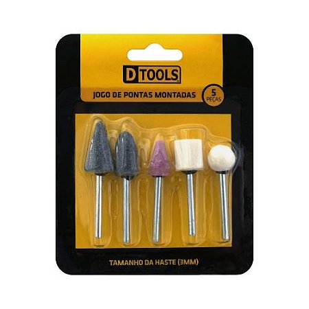 PONTA MONTADA KIT 5PCS 3MM DTOOLS