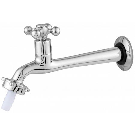 TORNEIRA PARA COZINHA DE PAREDE PEVILON RAVENA CROMADA - BICA FIXA