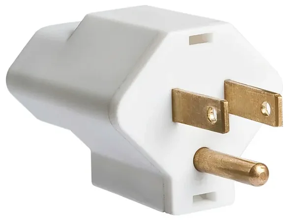 PLUG ADAPTADOR CHATO REVERSO 3P 15A