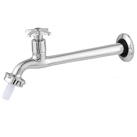 TORNEIRA PARA COZINHA DE PAREDE PEVILON TURIM CROMADA - BICA FIXA