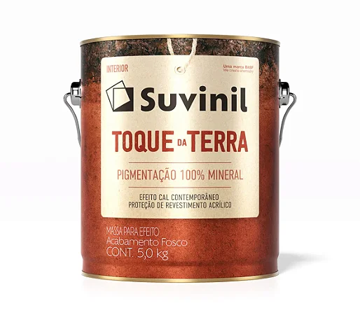 SUVINIL MASSA PARA EFEITO TOQUE DA TERRA 5KG CALCITA ALARANJADA