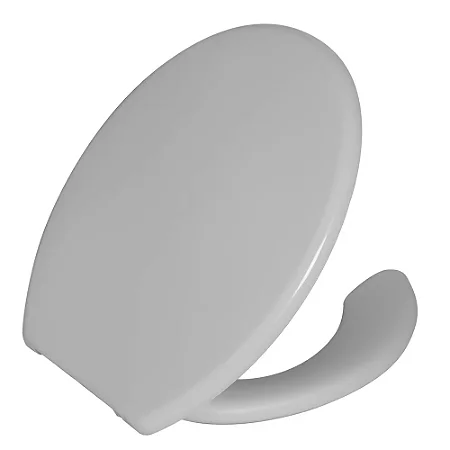 ASSENTO SANITÁRIO SOFT OVAL COM ABERTURA FRONTAL BRANCO ASTRA