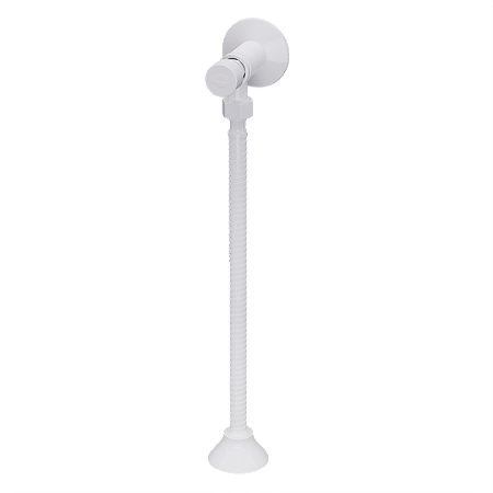 VÁLVULA MICTÓRIO BLUKIT COM CANOPLA E FLEXÍVEL 0,30M BRANCO