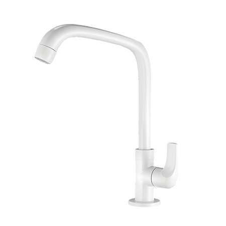 TORNEIRA COZINHA MESA BICA MOVEL ALTA BRANCA FITT 1167 F61  LORENZETTI