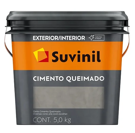 SUVINIL CIMENTO QUEIMADO 5KG PEDRA ROSADA