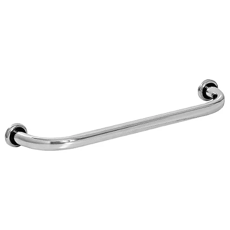 BARRA DE APOIO EM METAL CROMADO 70CM