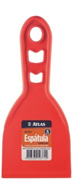 Espatula plastica lisa 8cm atlas