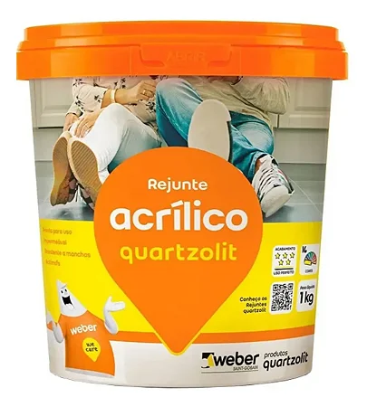 REJUNTE ACRILICO 1KG PRETO GRAFITE QUARTZOLIT