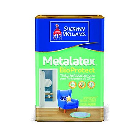 SHERWIN WILLIAMS METALATEX BIOPROTECT ANTI BAC SEMI ACET 18L BRANCO  BASE