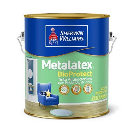 SHERWIN WILLIAMS METALATEX BIOPROTECT ANTI BAC SEMI ACET36L BRANCO  BASE