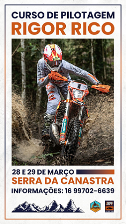 CURSO DE PILOTAGEM RIGOR RICCO -CANASTRA, MG 2025