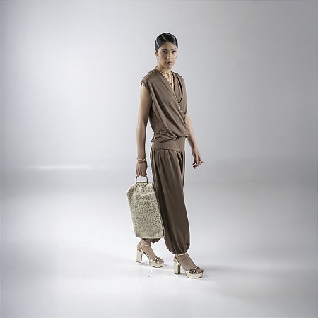 CLUTCH SAVANA DOURADA