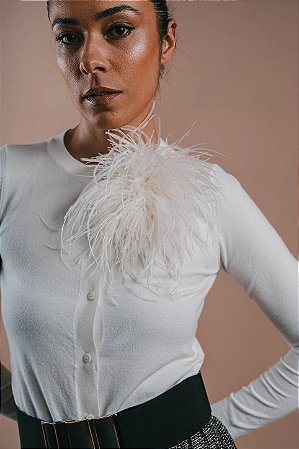 BROCHE PLUMAS