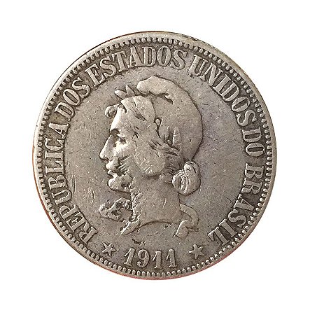 Moeda Antiga do Brasil 1000 Réis 1911