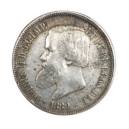 Moeda Antiga do Brasil 2000 Réis 1889