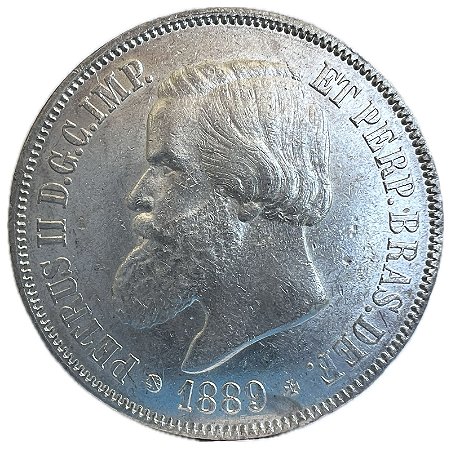 Moeda Antiga do Brasil 2000 Réis 1889