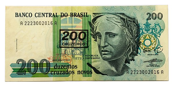 200 DUZENTOS CRUZEIROS BANCO CENTRAL DO BRAZIL