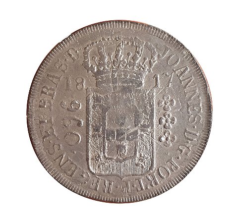 Moeda Antiga do Brasil Colônia 960 Réis 1817 R