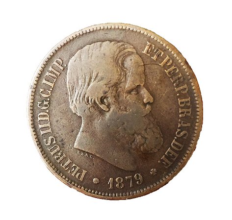 Moeda de Bronze do Brasil 40 Réis 1879 - Numismática Trato Feito - cédulas  e moedas