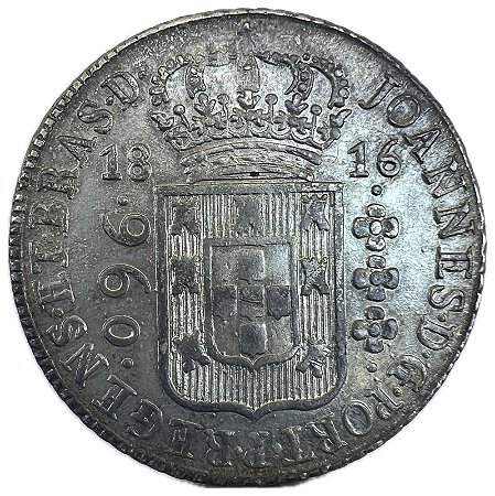 Moeda Antiga do Brasil Colônia 960 Réis 1816 B