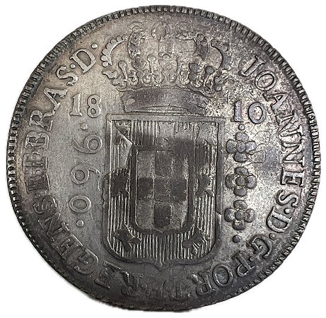 Moeda Antiga do Brasil Colonial 960 Réis 1810 B
