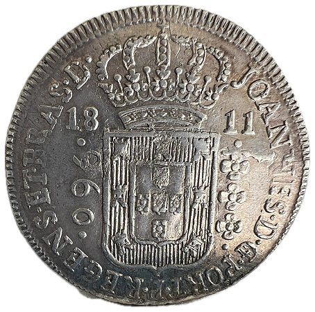 Moeda Antiga do Brasil Colonial 960 Réis 1811 B