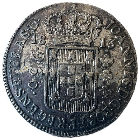 Moeda Antiga do Brasil Colônia 960 Réis 1813 B