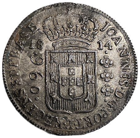 Moeda Antiga do Brasil Colônia 960 Réis 1814 B