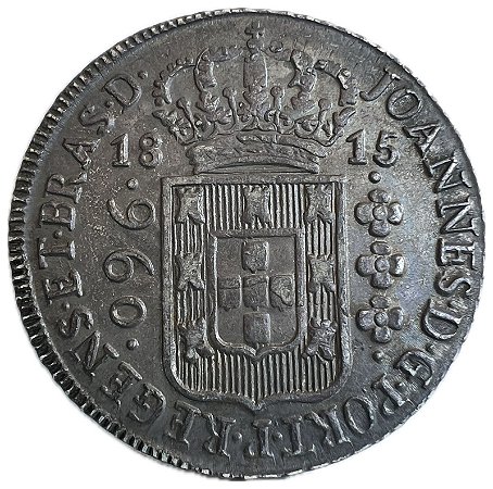 Moeda Antiga do Brasil Colônia 960 Réis 1815 B
