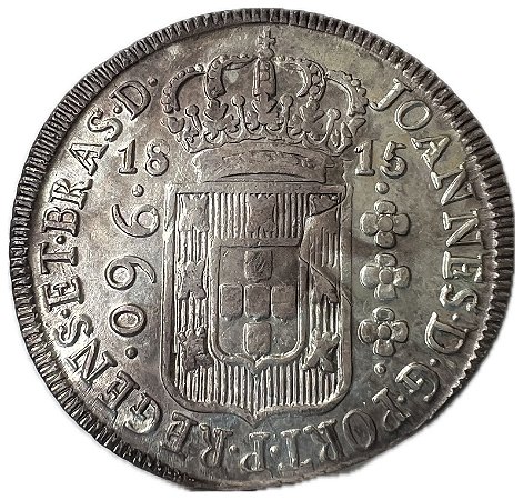 Moeda Antiga do Brasil Colônia 960 Réis 1815 B
