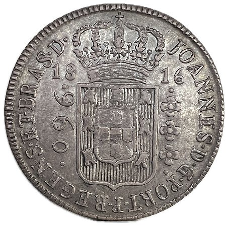 Moeda Antiga do Brasil Colônia 960 Réis 1816 B