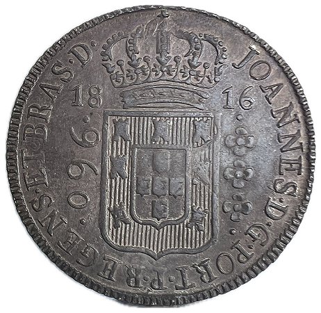 Moeda Antiga do Brasil Colônia 960 Réis 1816 B