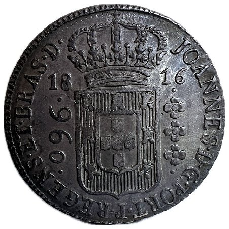 Moeda Antiga do Brasil Colônia 960 Réis 1816 B