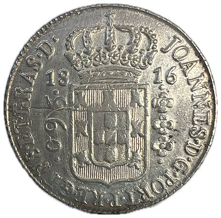Moeda Antiga do Brasil Colônia 960 Réis 1816 B