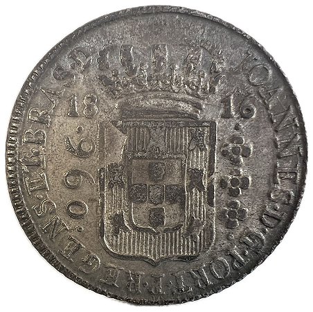 Moeda Antiga do Brasil Colônia 960 Réis 1816 B