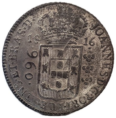 Moeda Antiga do Brasil Colônia 960 Réis 1816 B