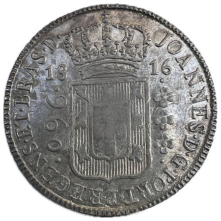 Moeda Antiga do Brasil Colônia 960 Réis 1816 B