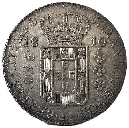 Moeda Antiga do Brasil 960 Réis 1810 R