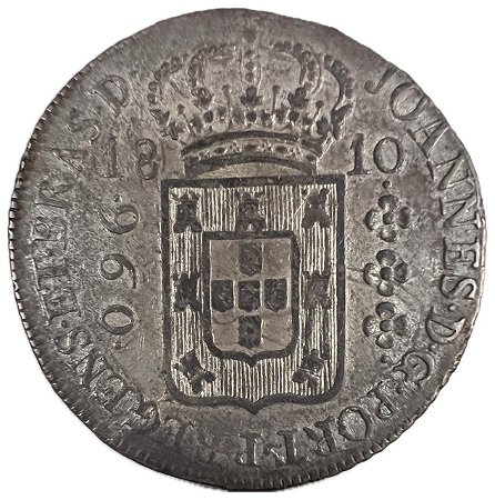Moeda Antiga do Brasil 960 Réis 1810 R