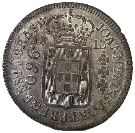 Moeda Antiga do Brasil Colônia 960 Réis 1813 R