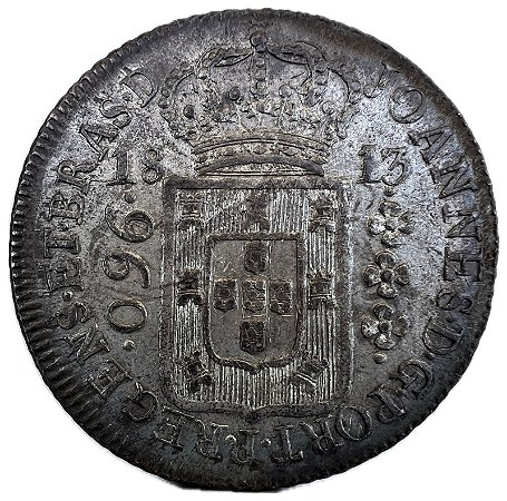 Moeda Antiga do Brasil Colônia 960 Réis 1813 R