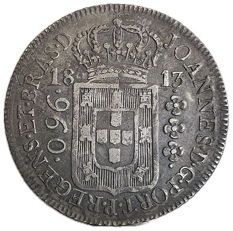 Moeda Antiga do Brasil Colônia 960 Réis 1813 R