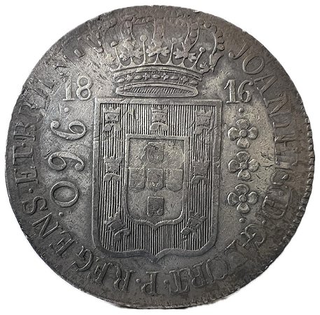 Moeda Antiga do Brasil Colônia 960 Réis 1816 R